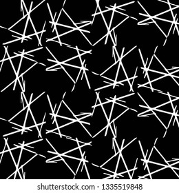 Simple black and white vector illustration. Abstract geometric background pattern
