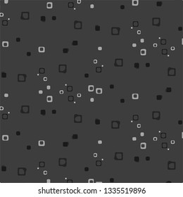 Simple black and white vector illustration. Abstract geometric background pattern