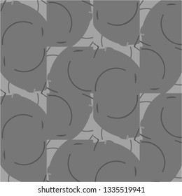 Simple black and white vector illustration. Abstract geometric background pattern