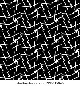Simple black and white vector illustration. Abstract geometric background pattern