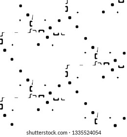 Simple black and white vector illustration. Abstract geometric background pattern