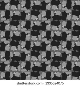 Simple black and white vector illustration. Abstract geometric background pattern
