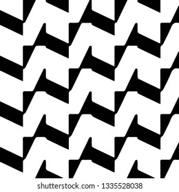 Simple black and white vector illustration. Abstract geometric background pattern