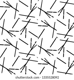 Simple black and white vector illustration. Abstract geometric background pattern