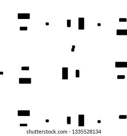 Simple black and white vector illustration. Abstract geometric background pattern