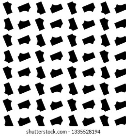 Simple black and white vector illustration. Abstract geometric background pattern