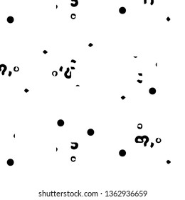 Simple black and white vector illustration. Abstract geometric background pattern