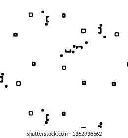 Simple black and white vector illustration. Abstract geometric background pattern
