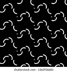 Simple black and white vector illustration. Abstract geometric background pattern