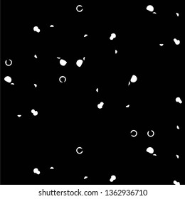 Simple black and white vector illustration. Abstract geometric background pattern