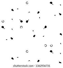 Simple Black White Vector Illustration Abstract Stock Vector (Royalty ...