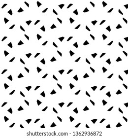 Simple black and white vector illustration. Abstract geometric background pattern