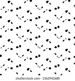 Simple black and white vector illustration. Abstract geometric background pattern