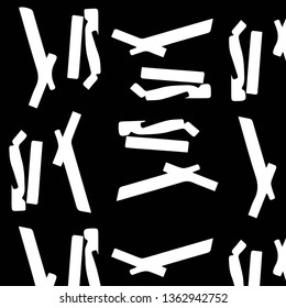 Simple black and white vector illustration. Abstract geometric background pattern