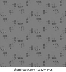 Simple black and white vector illustration. Abstract geometric background pattern