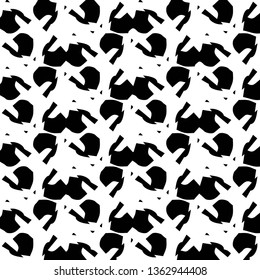 Simple black and white vector illustration. Abstract geometric background pattern