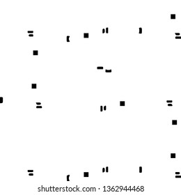 Simple black and white vector illustration. Abstract geometric background pattern