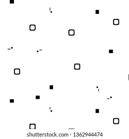 Simple black and white vector illustration. Abstract geometric background pattern