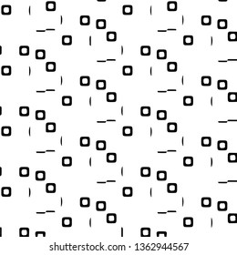 Simple black and white vector illustration. Abstract geometric background pattern