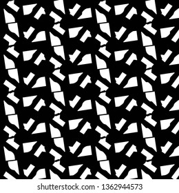 Simple black and white vector illustration. Abstract geometric background pattern