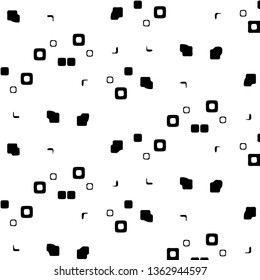 Simple black and white vector illustration. Abstract geometric background pattern