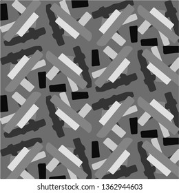 Simple black and white vector illustration. Abstract geometric background pattern