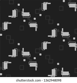 Simple black and white vector illustration. Abstract geometric background pattern