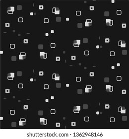 Simple black and white vector illustration. Abstract geometric background pattern
