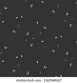 Simple black and white vector illustration. Abstract geometric background pattern