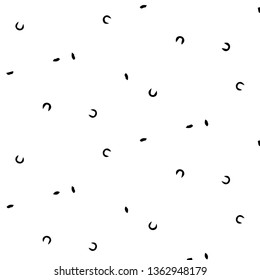 Simple black and white vector illustration. Abstract geometric background pattern