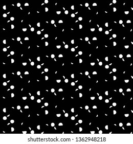 Simple black and white vector illustration. Abstract geometric background pattern