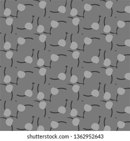 Simple black and white vector illustration. Abstract geometric background pattern