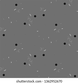 Simple black and white vector illustration. Abstract geometric background pattern
