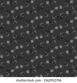 Simple black and white vector illustration. Abstract geometric background pattern