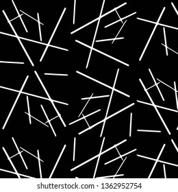 Simple black and white vector illustration. Abstract geometric background pattern