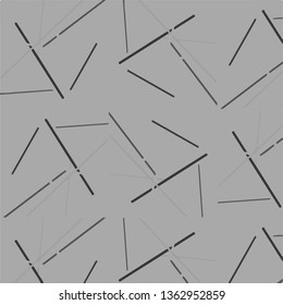 Simple black and white vector illustration. Abstract geometric background pattern