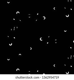Simple black and white vector illustration. Abstract geometric background pattern