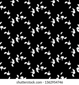 Simple black and white vector illustration. Abstract geometric background pattern