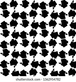 Simple black and white vector illustration. Abstract geometric background pattern