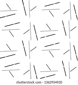 Simple black and white vector illustration. Abstract geometric background pattern