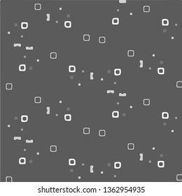 Simple black and white vector illustration. Abstract geometric background pattern