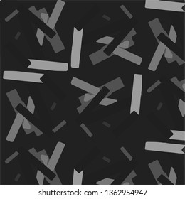 Simple black and white vector illustration. Abstract geometric background pattern