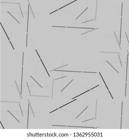 Simple black and white vector illustration. Abstract geometric background pattern