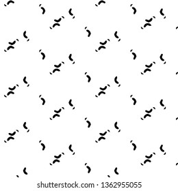 Simple black and white vector illustration. Abstract geometric background pattern