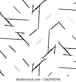 Simple black and white vector illustration. Abstract geometric background pattern