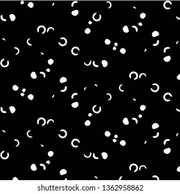 Simple black and white vector illustration. Abstract geometric background pattern