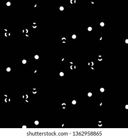 Simple black and white vector illustration. Abstract geometric background pattern