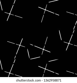 Simple black and white vector illustration. Abstract geometric background pattern