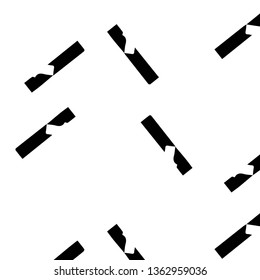 Simple black and white vector illustration. Abstract geometric background pattern