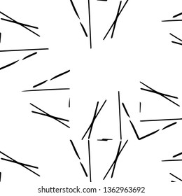 Simple black and white vector illustration. Abstract geometric background pattern